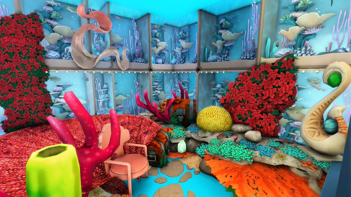 VelvettBYT's tweet photo. The #StudioCollab is out there in the world. I built an Under the Sea themed room for our giant Photography Studio.

Check out the build plus tours of floor 1: https://t.co/AeD6gQpQYp
Whole build on gallery: PrettyPoisionStef 
1/4
#Sims4 #TheSims4 #ShowUsYourBuilds https://t.co/pSH8H2j40n