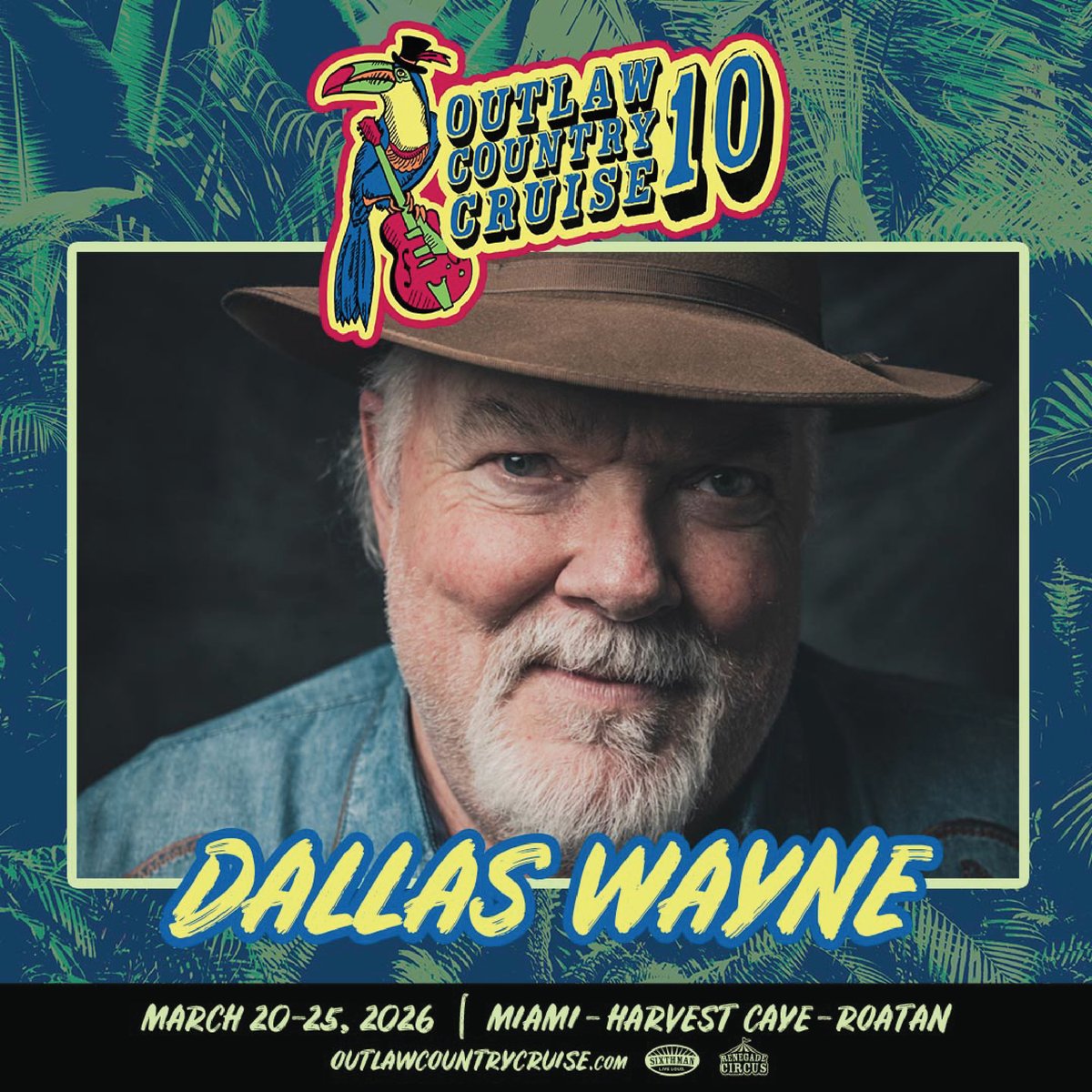 Wow! Can't believe that in 2026 we will be celebrating 10 years at sea with the #outlawcruise! Looking forward to setting sail next March. Book your cabin now so you don't miss the boat! Visit <a href="/OutlawCruise/">Outlaw Country Cruise</a>  for details.