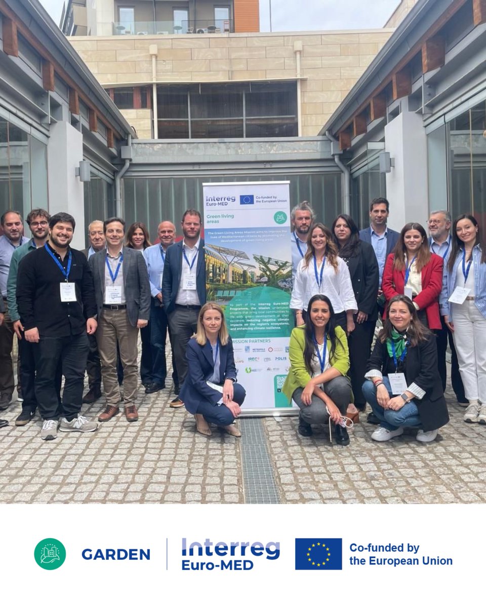 🌱 GARDEN was proudly presented at the 🇬🇷🇨🇾 Green Living Areas Meeting in Patras!

Thanks to our partner LDOHeraklion, GARDEN contributed to great discussions on sustainable urban transitions in the #Mediterranean 🌍

#GARDENproject #GreenLivingAreas #InterregEuroMED