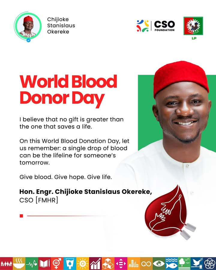 csoproject's tweet photo. 14 | 06 | 2025

WORLD BLOOD DONOR DAY

Dear All,

I believe that no gift is greater than the one that saves a life. 

On this World Blood Donor Day, let us remember that a single drop of https://t.co/ypL9gER2LJ