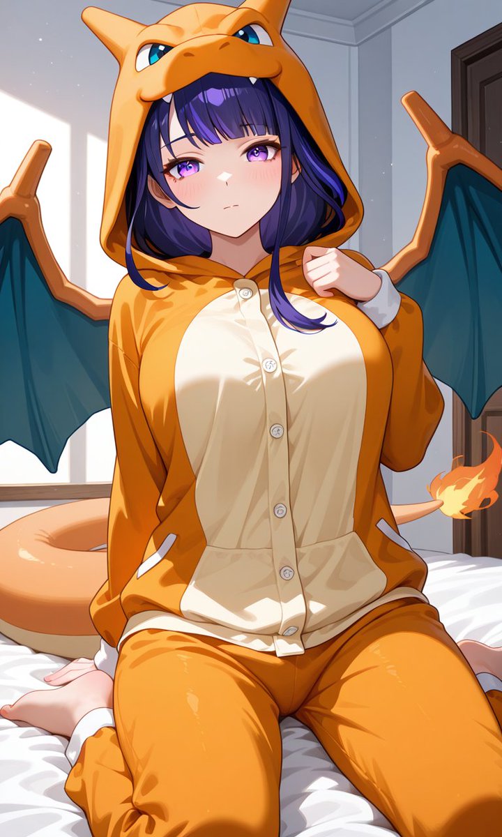 AI_mpact_VI's tweet photo. Electro meets Dragon Fire ⚡🔥
Raiden Shogun sets the world ablaze in a dangerously hot Charizard cosplay.
Which image burns brightest in your mind? 👀❤️‍🔥
#RaidenShogun #Charizard #GenshinImpact #PokemonCrossover #AIGirls #DailyWaifu #CosplayPower https://t.co/OXb1rPrOpI