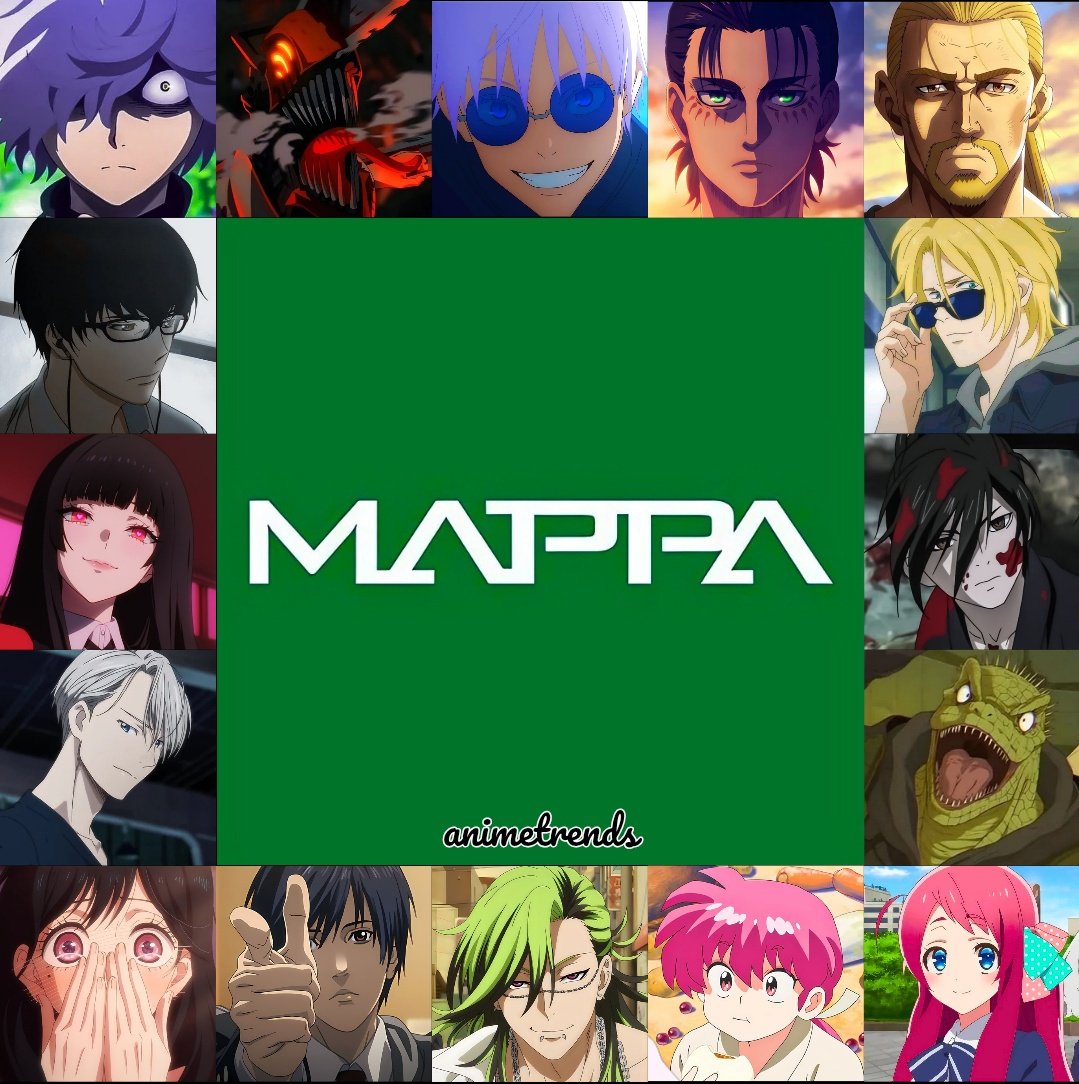 Studio MAPPA celebra hoy 14 Años de existencia. ✨

¿Cuál es tu anime favorito de esta casa animadora? 👀
#MAPPA