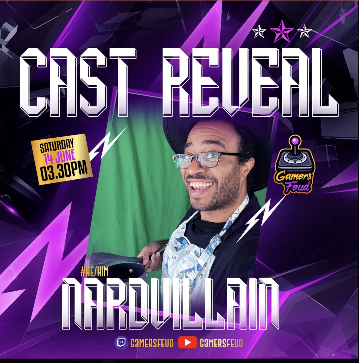 Making my debut on <a href="/GamersFeud/">Gamers Feud</a>'s The Sims Nerd Out game on Twitch today.   Come catch up compete! Looking forward to this!! Starts at 12:30 PM (PST) Dag Dag!
twitch.tv/gamersfeud