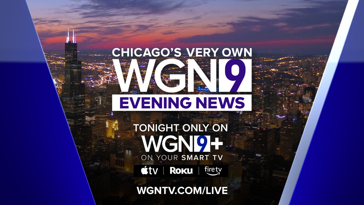 WGN TV News (@wgnnews) on Twitter photo Due to our CW Sports commitments, tonight’s WGN Evening News at 5 can be seen only on the free WGN+ app, available on smart TVs everywhere, or on any device at WGNtv.com/liv Due to our CW Sports commitments, tonight’s WGN Evening News at 5 can be seen only on the free WGN+ app, available on smart TVs everywhere, or on any device at WGNtv.com/liv