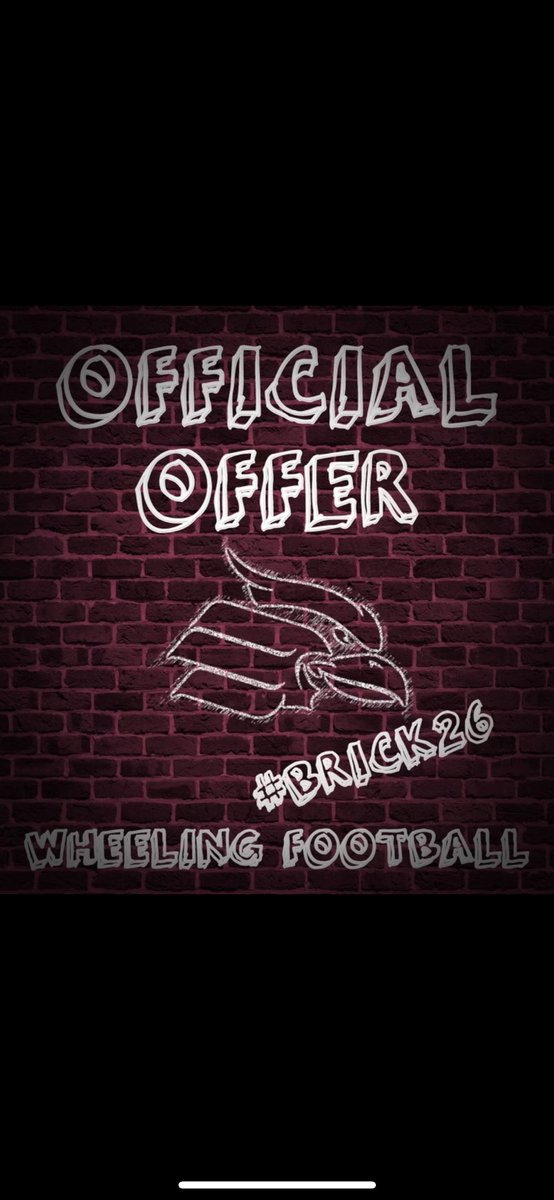 After a conversation with <a href="/LBcoachsmith/">Arthur  D Smith lll</a> I’m blessed to receive an offer from wheeling❤️‼️ #agtg <a href="/7Twice/">Cøåċħ B¥røn’s $0.02</a> <a href="/210ths/">2Tenths Speed & Agility</a> <a href="/PA_TodaySports/">PA Today</a> <a href="/wpialsportsnews/">WPIAL Sportsmen</a>