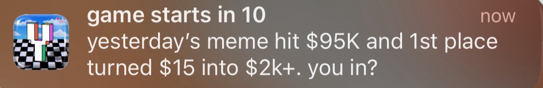 Banger notif . Ready for <a href="/yapsterxyz/">yapster</a> game night 

$YAPSTER