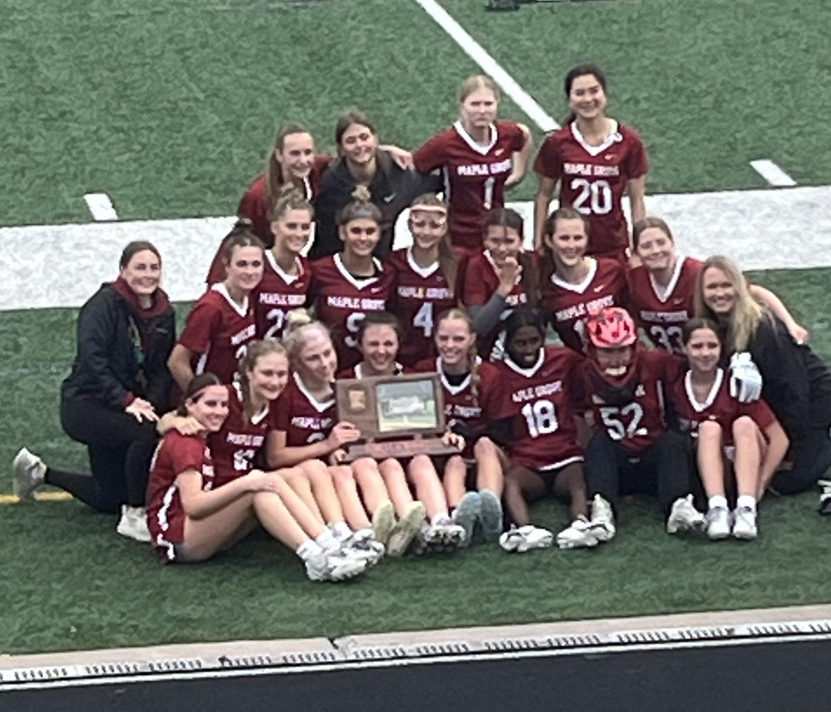 Your State Consolation Champions!
Maple Grove wins 9-7 over Orono for the State Consolation Championship!!