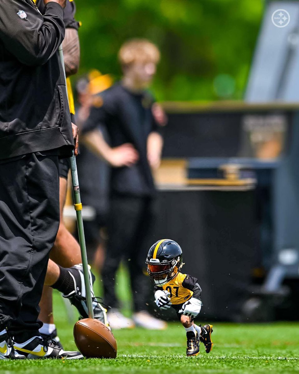 steelers's tweet photo. Honey, I shrunk the team 🤏 https://t.co/ZwHafPvKNv