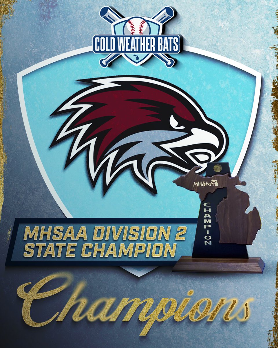 Cold Weather Bats (@coldweatherbats) on Twitter photo THE FOREST HILLS EASTERN HAWKS ARE FLYING HIGH AS DIVISION 2 STATE CHAMPS! 🏆🦅
With a 5-2 win over Standish-Sterling, they cap off a dominant 42-1 season and bring home the hardware.
What. A. Run.
<a href="/FHE_Baseball/">FH Eastern Baseball</a> THE FOREST HILLS EASTERN HAWKS ARE FLYING HIGH AS DIVISION 2 STATE CHAMPS! 🏆🦅
With a 5-2 win over Standish-Sterling, they cap off a dominant 42-1 season and bring home the hardware.
What. A. Run.
<a href="/FHE_Baseball/">FH Eastern Baseball</a>
