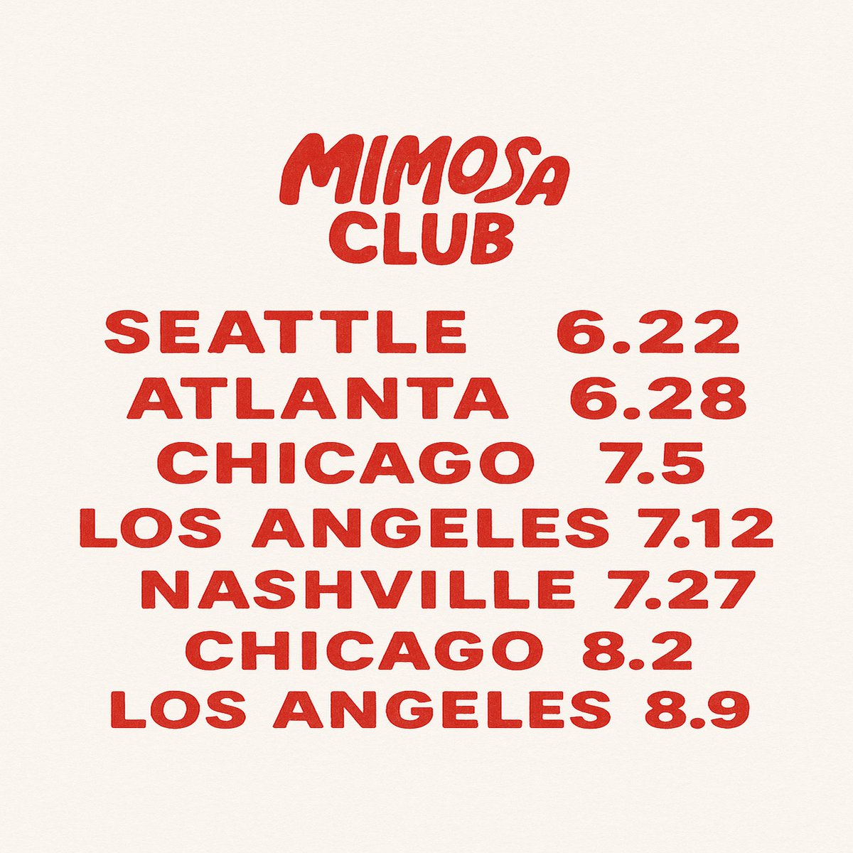🍾Mimosa Club 2025! Seattle we OTW