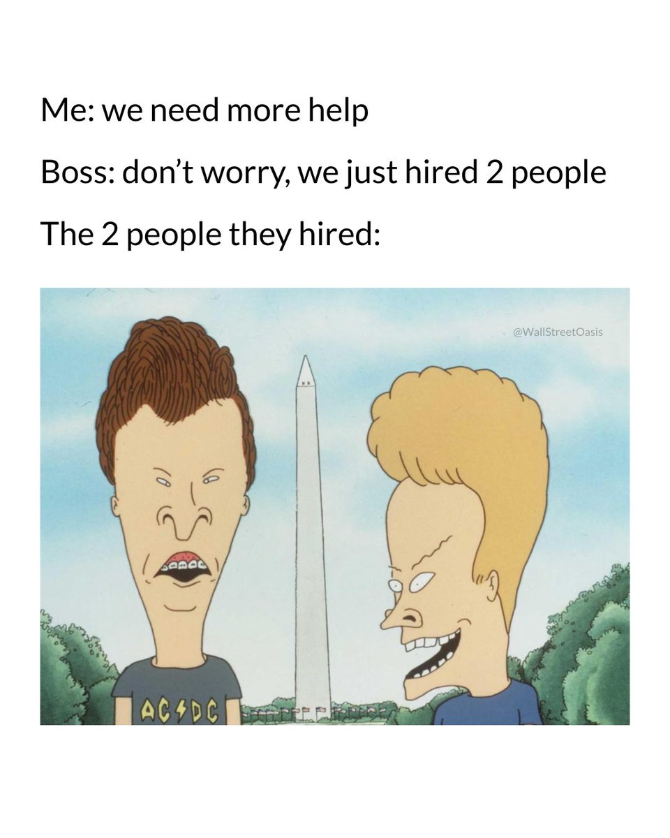 WallStreetOasis's tweet image. 🫠 When the “help” ends up creating more work for you.
--------
🚀 Want to land a high finance job? Join thousands who made it with WSO Academy. ✅ Apply now! 👉 wallstreetoasis.com/academy?affili…

#memes #workmemes #officememes #corporatememes