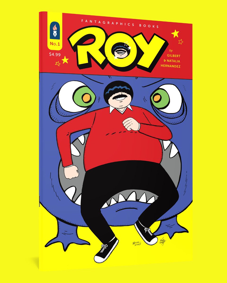 Out 8/6, Roy #1 is a brand-new comic from <a href="/BetomessGilbert/">Gilbert Hernandez</a> and <a href="/astronatalia/">Natalia</a>--here's a sneak peek at Natalia's surreal story about a strange encounter! ow.ly/a8B150W8M5h