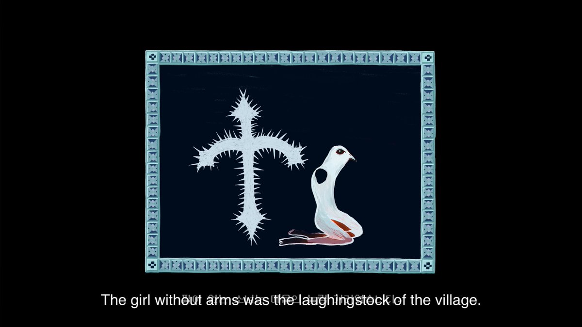 arrtms's tweet photo. i think the armless girl represents the original body of artms. like icarus, the girl dreams of flying, but can’t because she has no arms. when the armless girl tries to fly, she falls and fragments into 5 pieces (5 girls). now i’m not sure why, but after their fall, the girls + https://t.co/EGbNllzjtS