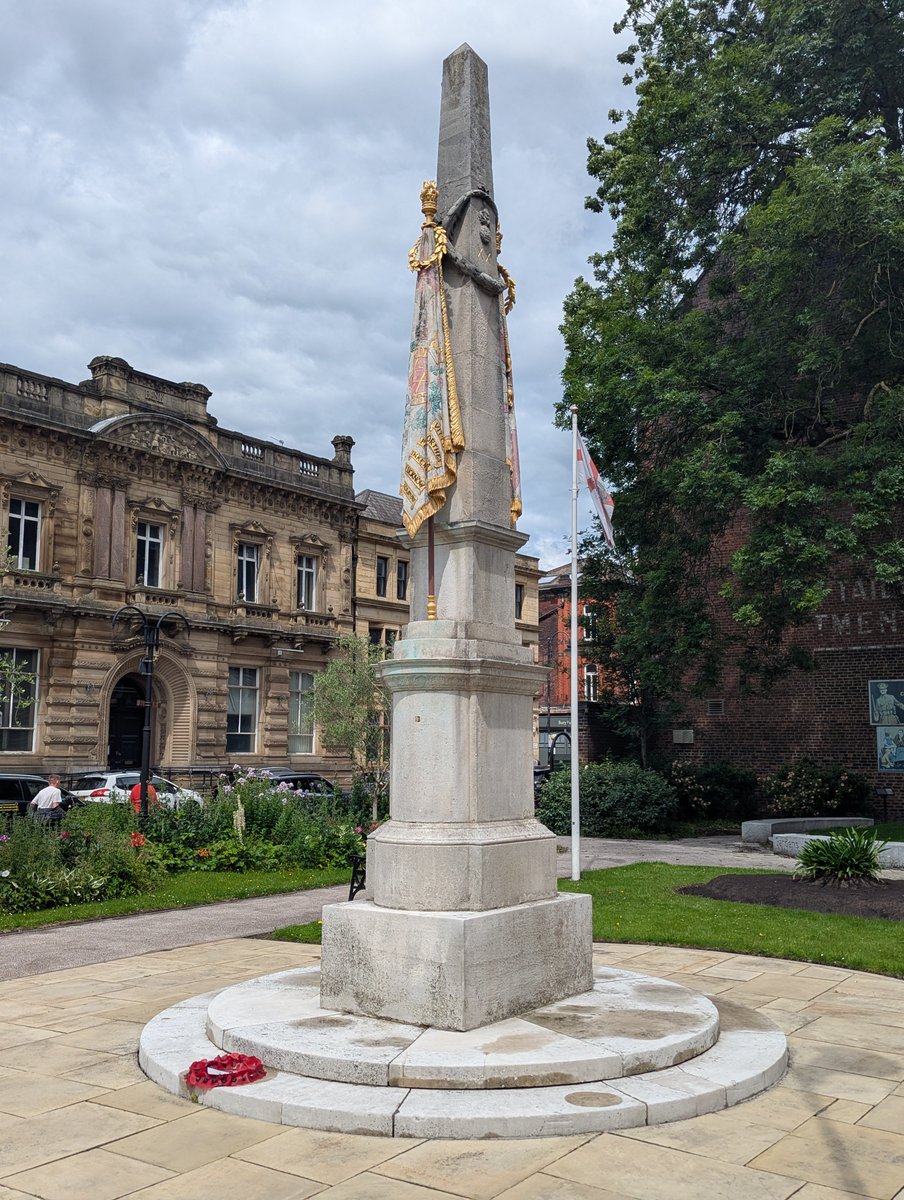 Happened to be in Bury today. The Lancashire Fusiliers Memorial was looking good