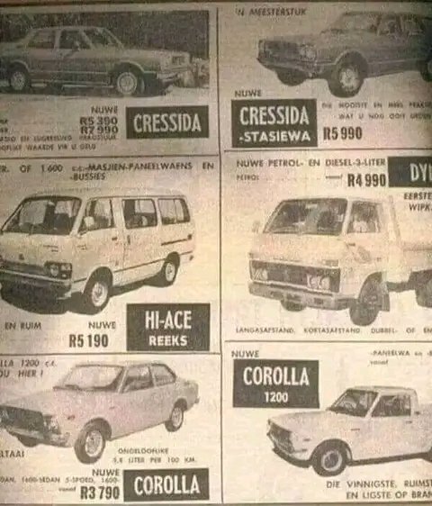 tscaratz's tweet photo. Babe you need to have a car. If it was easy ngeno your father could have bought one in 1980s when it was costing +-R5000. https://t.co/wr9E7ofwMu