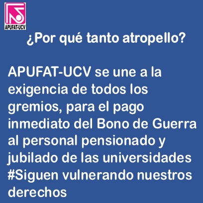 APUFAT (@apufatucv) on Twitter photo 