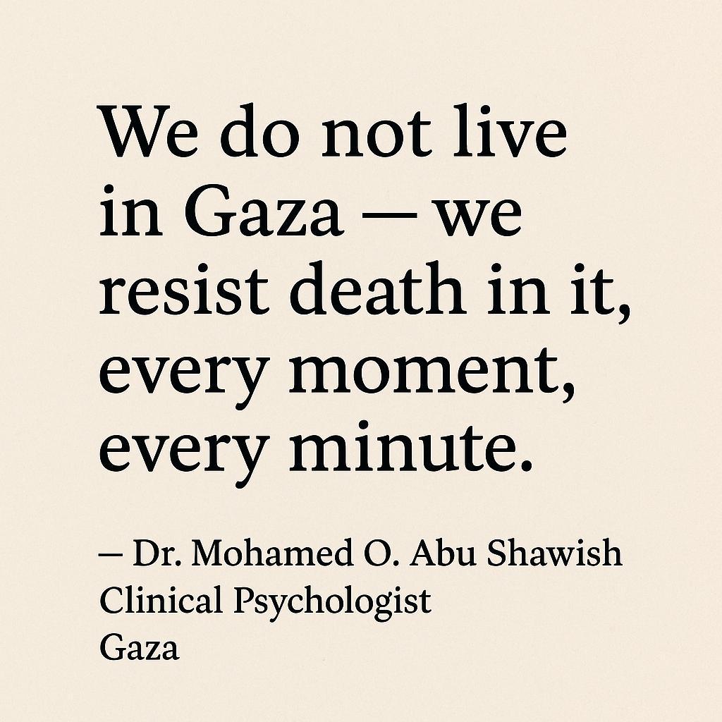 I don’t know if my colleague Mohamed is okay or not. While the world is fixated on #Israel and #Iran, #Gaza is being forgotten—bleeding, starving, besieged, and completely cut off from the world, with no internet and no communication for days. I can’t do anything, but at the very