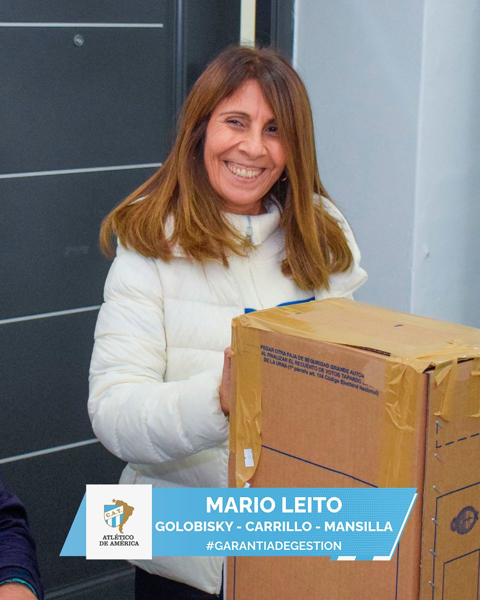 🗳️ ¡La #GarantíaDeGestión ya pasó por las urnas! | Nuestros candidatos Mario Leito, Ignacio Golobisky, Gonzalo Carrillo y Noemí Mansilla ya emitieron su voto.

¡Sumate vos también a esta elección histórica! ¡Tu voto es clave para el futuro del Decano!

#AtléticoDeAmérica
