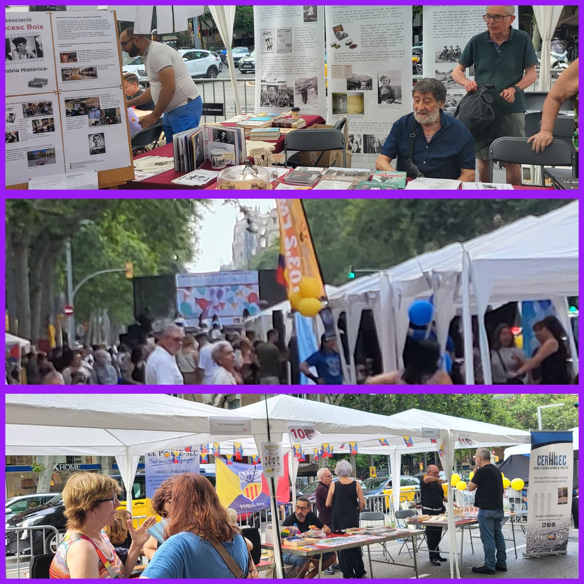 33 Mostra d'Entitats del Poble-Sec. 

Més de 50 entitats Poble-Sequínes que cuiden tot allò que ens fa ser el que som.

Tarda de converses, projectes compartits, somriures i afectes!
