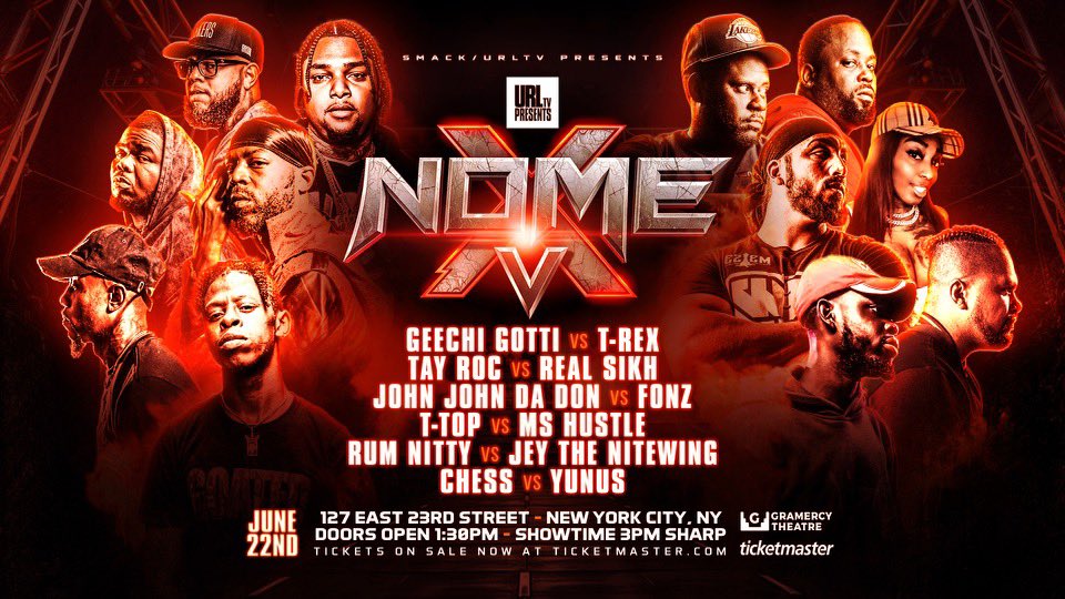 8 MUTHA FUCKIN DAYS!!!!!!! 

NOME XV 

ticketmaster.com/url-new-york-n…