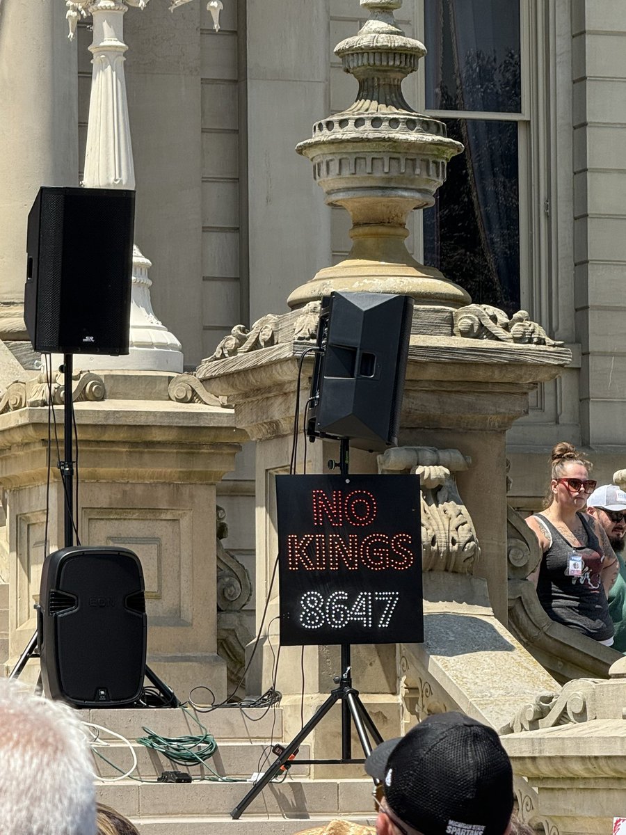 Rep. Jamie Thompson (@repjthompson) on Twitter photo I am calling on <a href="/GovWhitmer/">Governor Gretchen Whitmer</a> and the State Police to have this removed right now. Lawmakers in Minnesota have already been shot and killed over these protests.
.<a href="/MI_Republicans/">Michigan House Republicans</a> I am calling on <a href="/GovWhitmer/">Governor Gretchen Whitmer</a> and the State Police to have this removed right now. Lawmakers in Minnesota have already been shot and killed over these protests.
.<a href="/MI_Republicans/">Michigan House Republicans</a>