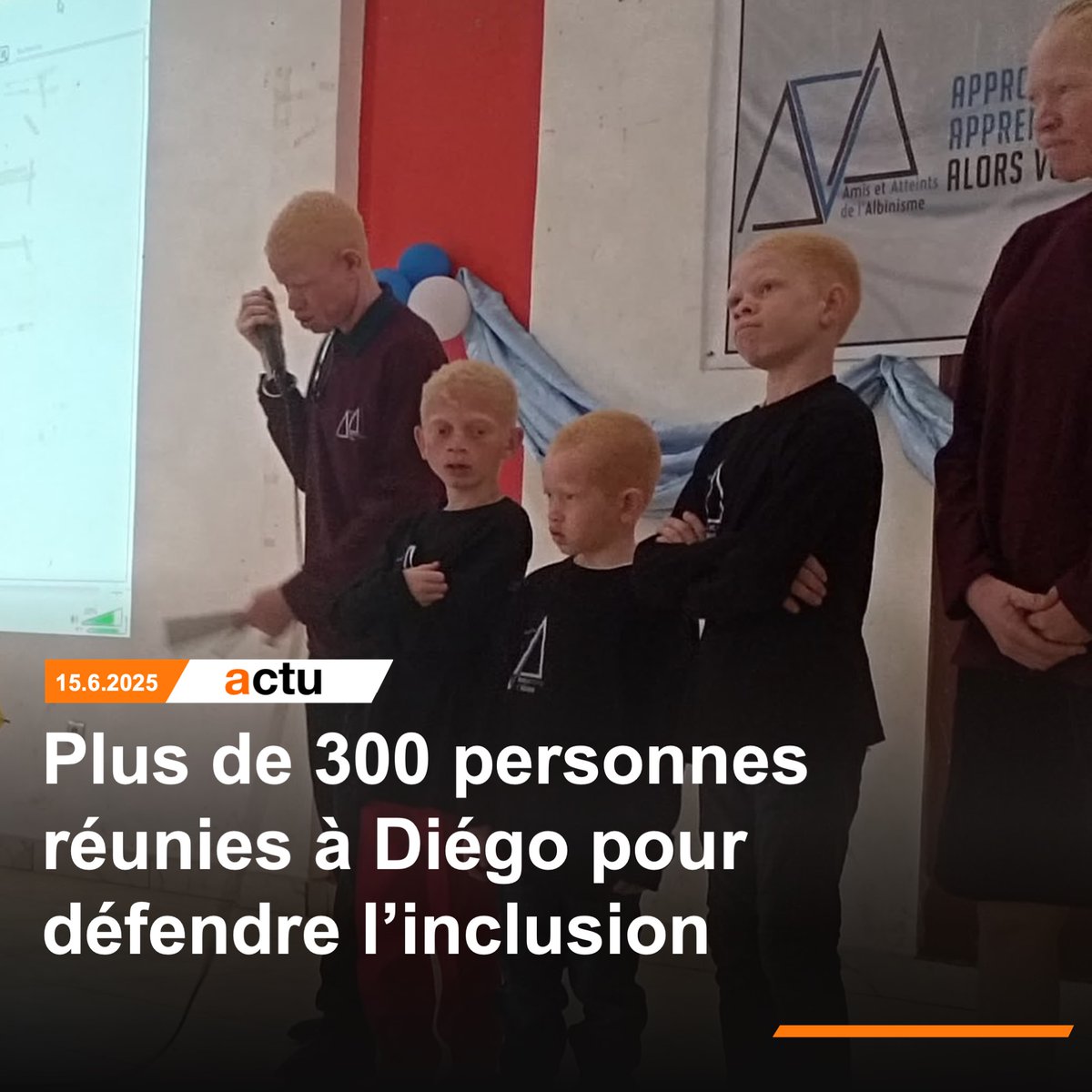 🔵 À l’occasion de la Journée mondiale de sensibilisation à l’albinisme, une session de mobilisation communautaire a été organisée hier à Diégo, dans la région DIANA. En savoir plus : bit.ly/3WRvKbr