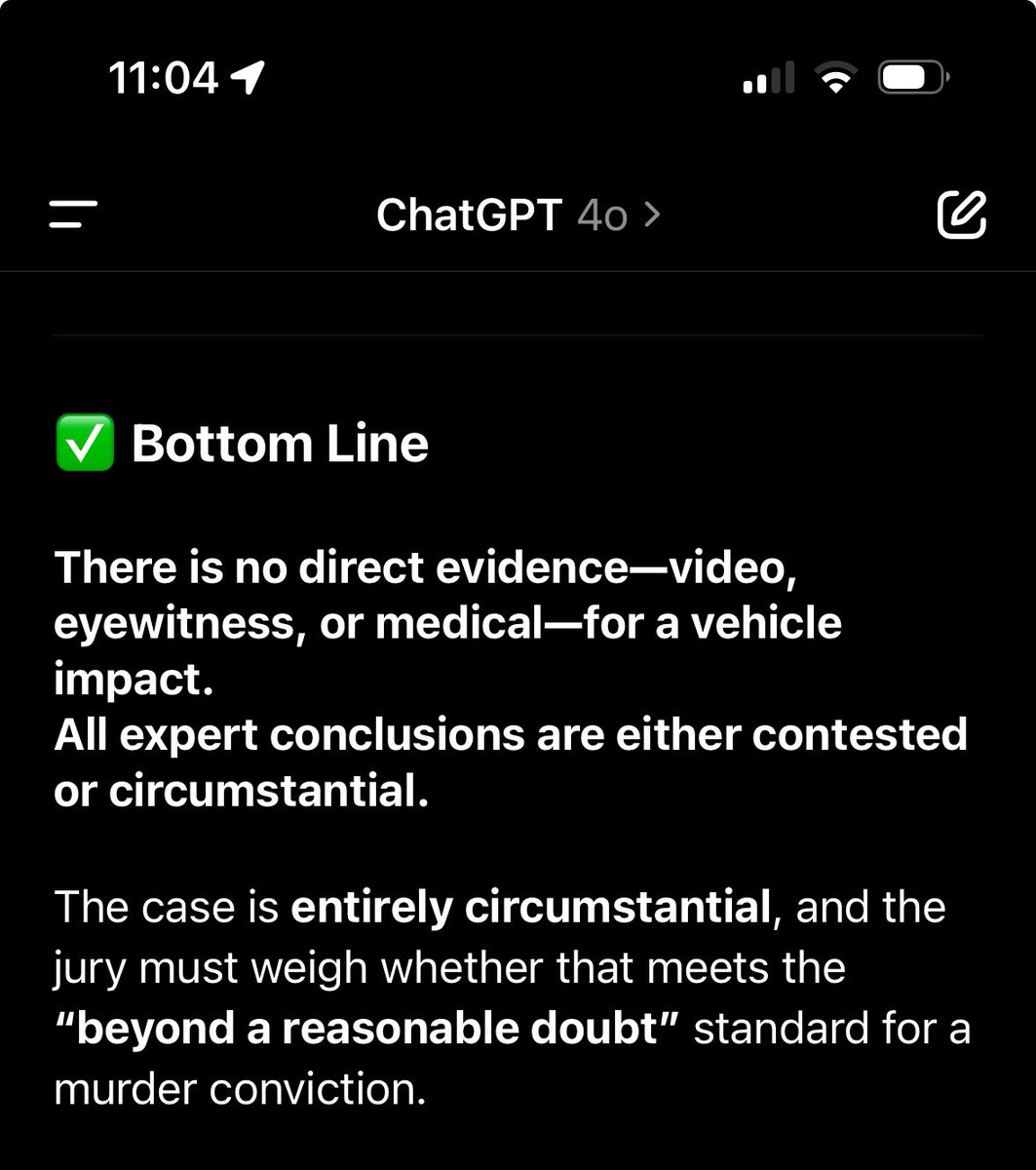 BurnsideLawyer's tweet photo. No collision. No impact evidence. So where’s the murder?
The burden is on the Commonwealth. Speculation isn’t proof. 
#KarenRead #ReasonableDoubt #PresumptionOfInnocence #NoCollision https://t.co/ui6xYEpmQl