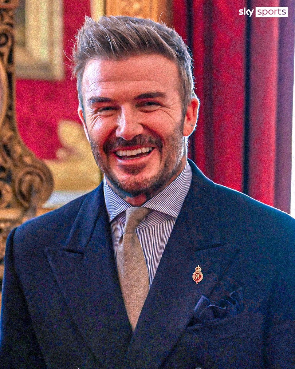 BREAKING: After many years of desperately trying, David Beckham has finally been knighted, in recognition of his relentless royal arse licking.