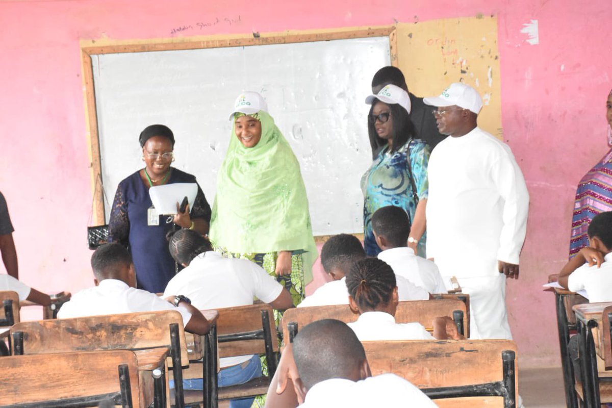 NigEducation's tweet image. Over 64,000 candidates—34,000 girls and 30,000 boys—sat for the 2025 National Common Entrance Exam into Unity Schools. The Honourable Minister of State for Education hailed the smooth, well-organized process, calling it a big win for inclusivity and quality education. #NECO
