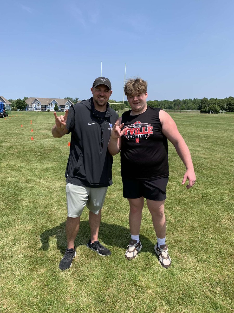 Aiden Gendell (@ag607753) on Twitter photo Great day up at <a href="/UBFootball/">UB Football</a> big man camp! Thank you to all the coaches and players for making me a better player! Great day up at <a href="/UBFootball/">UB Football</a> big man camp! Thank you to all the coaches and players for making me a better player!