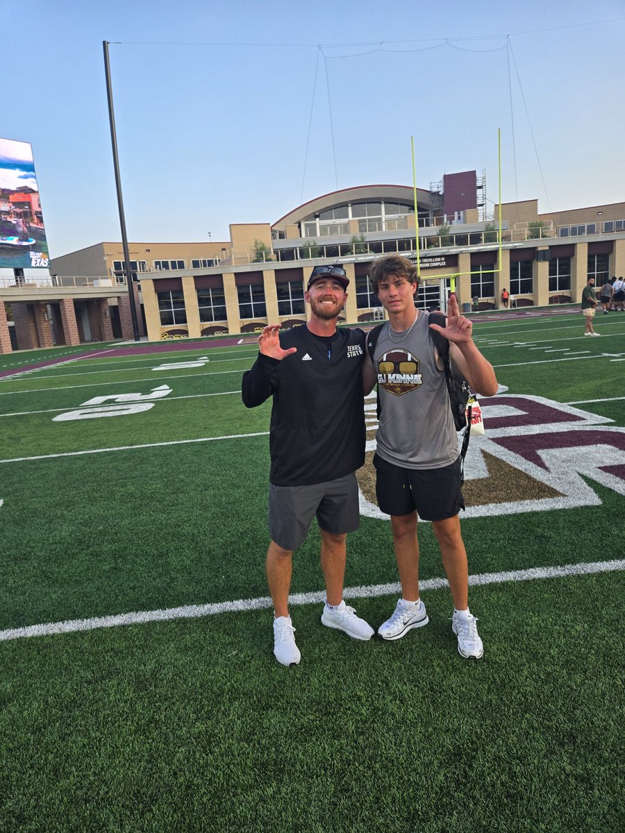 Tony_morrison9's tweet image. Had a great time @TXSTATEFOOTBALL. It was run well, and I learned a lot from all the coaches. I will be back next year!!!
@CoachCaseyVogt @Coach_Fudge
@HeckendornTrey @CoachMaxwe11 @QuizzRodg3r2 @coachdaneevans @MezeraJacob @SpencerHawthorn @LDKep @GJKinne