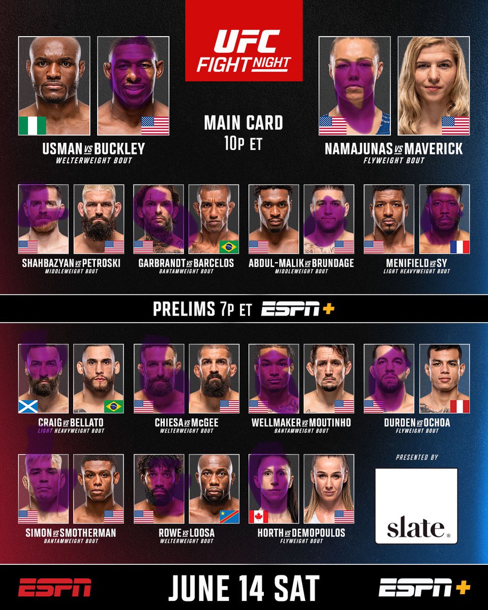 The MMA Outsiders (@mmaoutsidersetb) on Twitter photo The UFC returns to Atlanta tonight with a 13-fight card. Check out <a href="/zainbando99/">Zain Bando ™️</a>'s picks, as he attempts to improve on a 7-6 finish from last weekend. Entering tonight, Zain is 131-96-1.
<a href="/ETBnetwork/">Empty The Bench Podcast Network</a> | <a href="/WatchPlayback/">Playback</a> The UFC returns to Atlanta tonight with a 13-fight card. Check out <a href="/zainbando99/">Zain Bando ™️</a>'s picks, as he attempts to improve on a 7-6 finish from last weekend. Entering tonight, Zain is 131-96-1.
<a href="/ETBnetwork/">Empty The Bench Podcast Network</a> | <a href="/WatchPlayback/">Playback</a>
