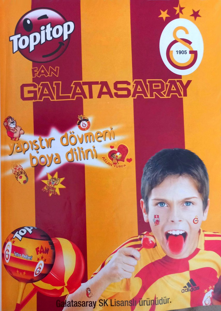 2007-2008 Galatasaray topitop reklamı