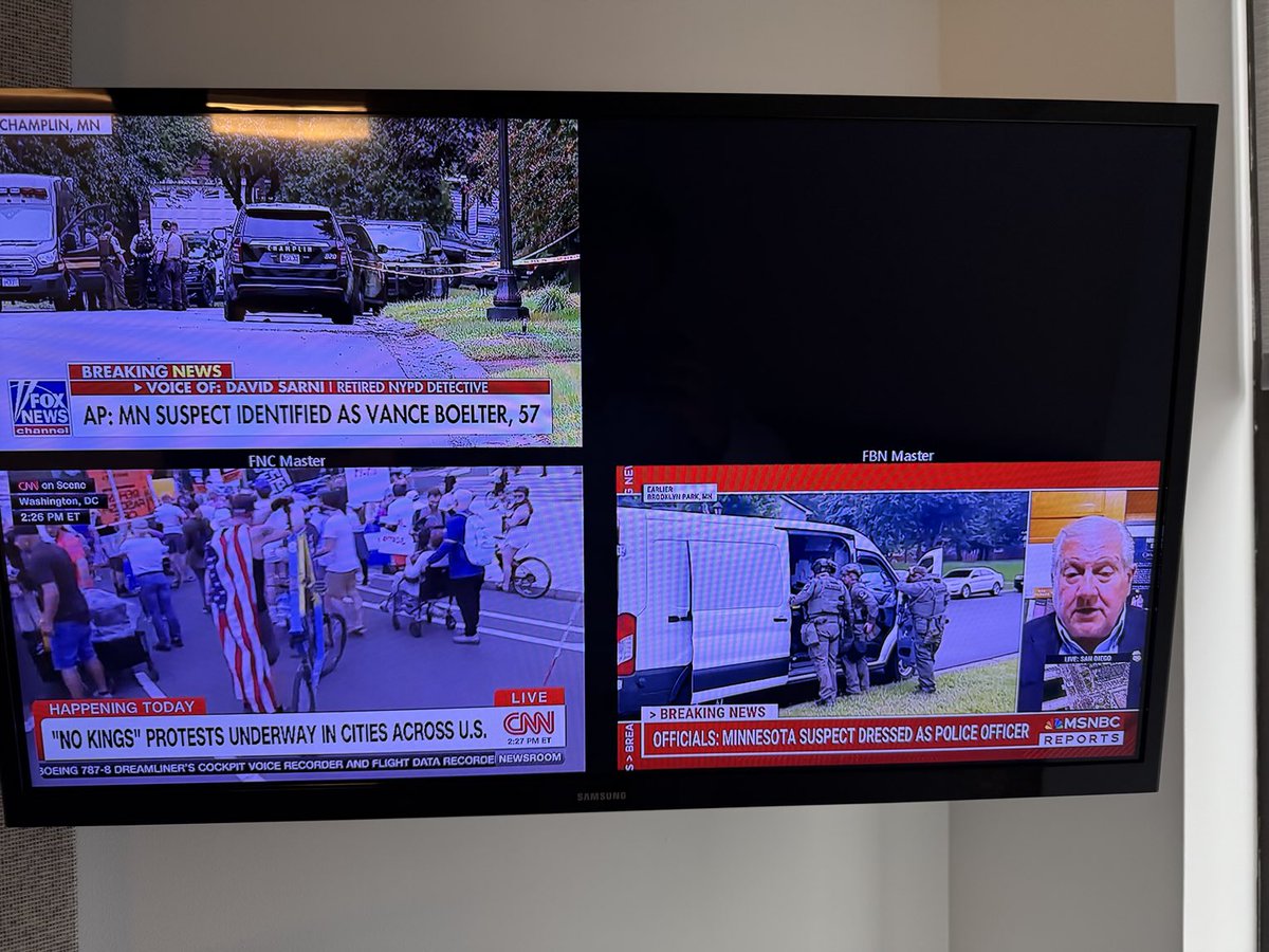 Crazed counter-programming on CNN is really something to behold this afternoon...