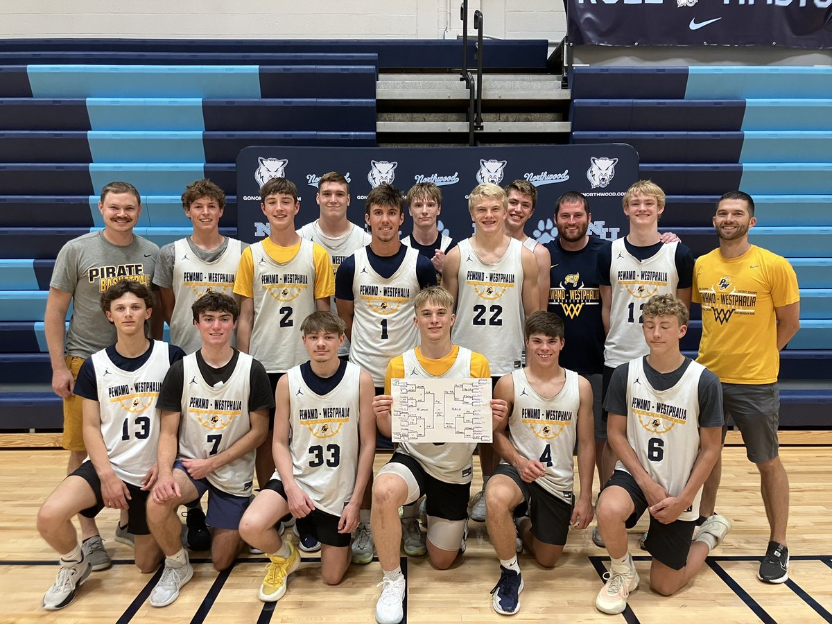 Northwood Men’s Basketball (@northwoodmbb) on Twitter photo Congratulations to Pewamo-Westphalia for winning the Overtime Tournament Championship at NU Team Camp!!
<a href="/DomSchneider4/">Dominic Schneider</a>
🐺🐺🐺 Congratulations to Pewamo-Westphalia for winning the Overtime Tournament Championship at NU Team Camp!!
<a href="/DomSchneider4/">Dominic Schneider</a>
🐺🐺🐺