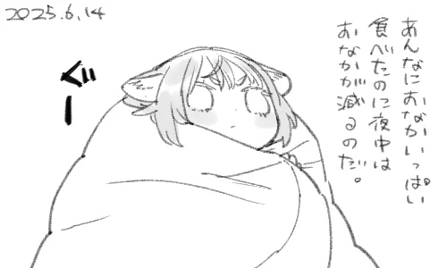 でも考えてみると晩御飯を食べてからもう8時間は経っているのだ。 