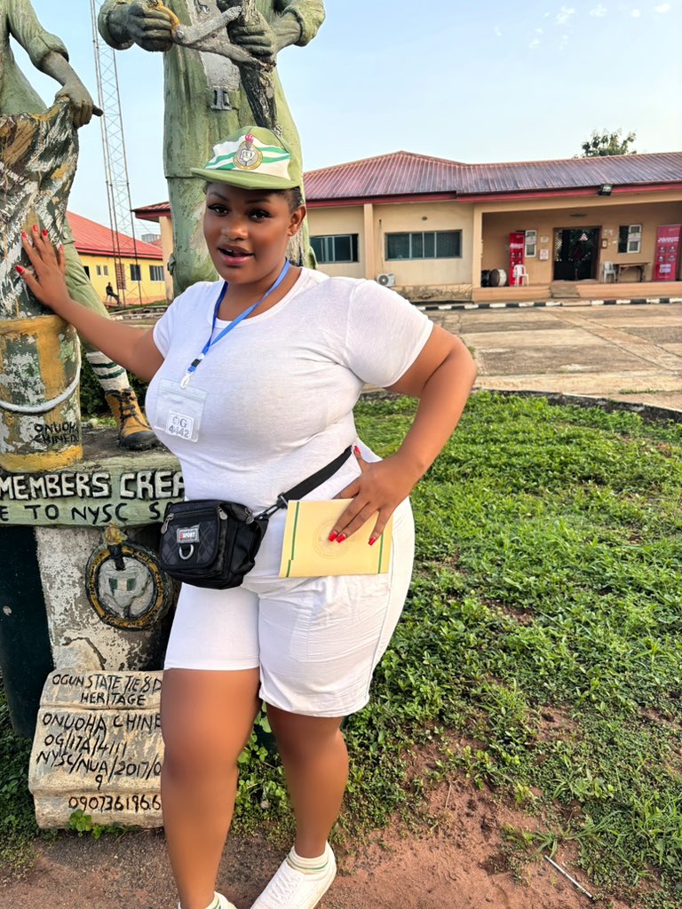Corper weeeee !!!☺️ Thank you Jesus 🙏