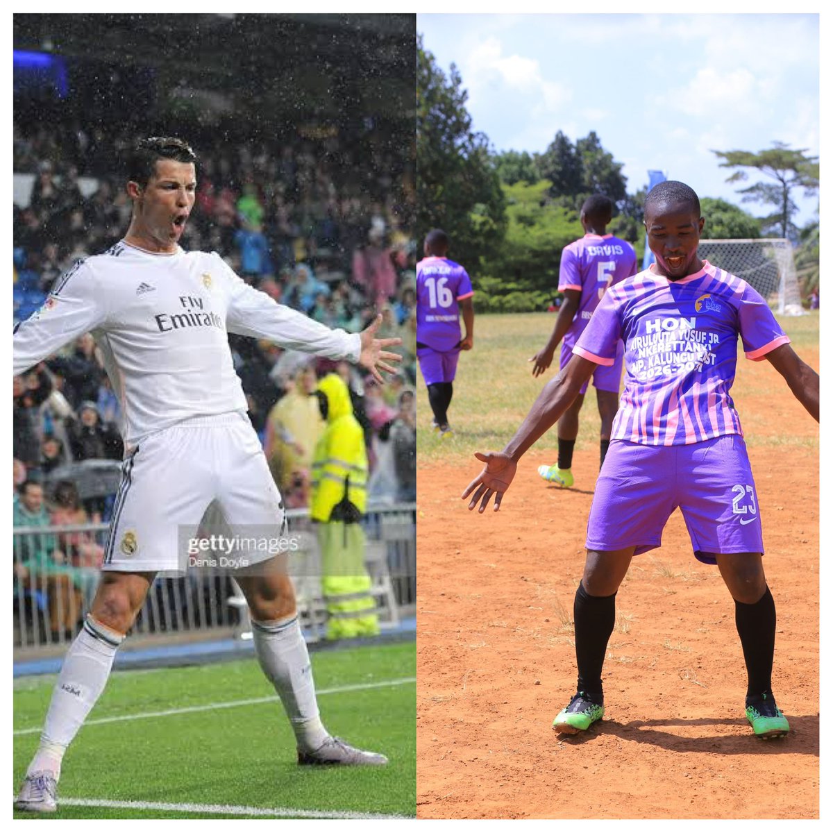 H_Ssekiwunga's tweet image. Every time am on the pitch it’s @Cristiano in me , that’s why the results are the same 🍎
