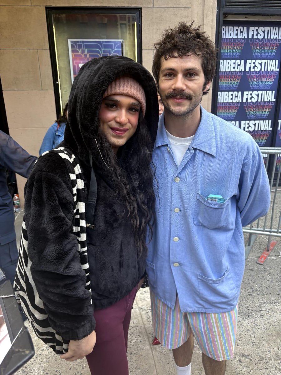 I MET DYLAN O’BRIEN WITH THE ICONIC PORN STACHE 💀