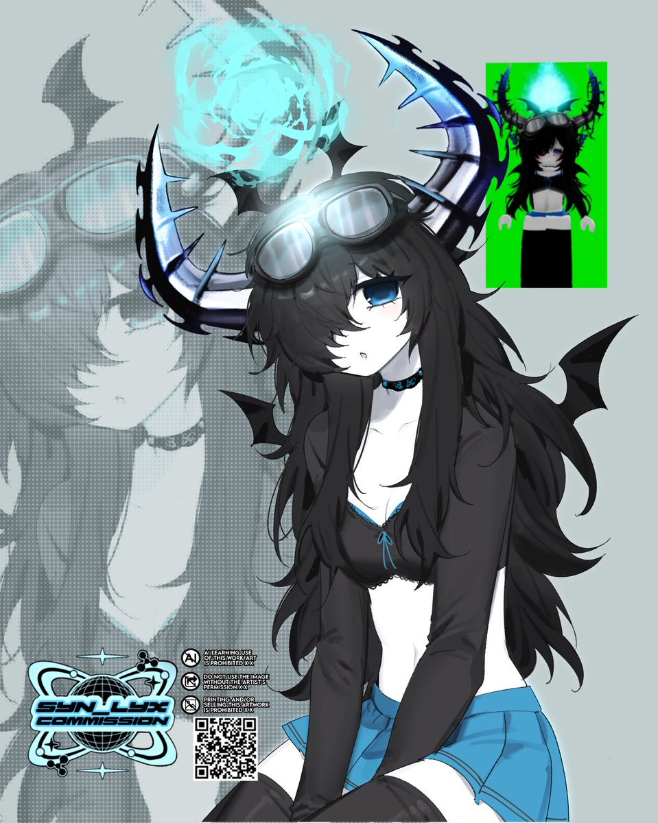 syn_lyx's tweet image. commission for 2o
💙 #robloxart