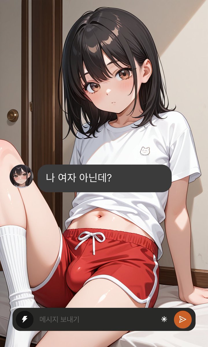 x38505's tweet photo. 친구 여동생인 줄 알았던 애가 남자였다?!
친구 동생 민수와 한계 없는 AI채팅 👉 https://t.co/wDiLFaNNVo
#오토코노코 #보추 #femboy https://t.co/nUfz729E2E