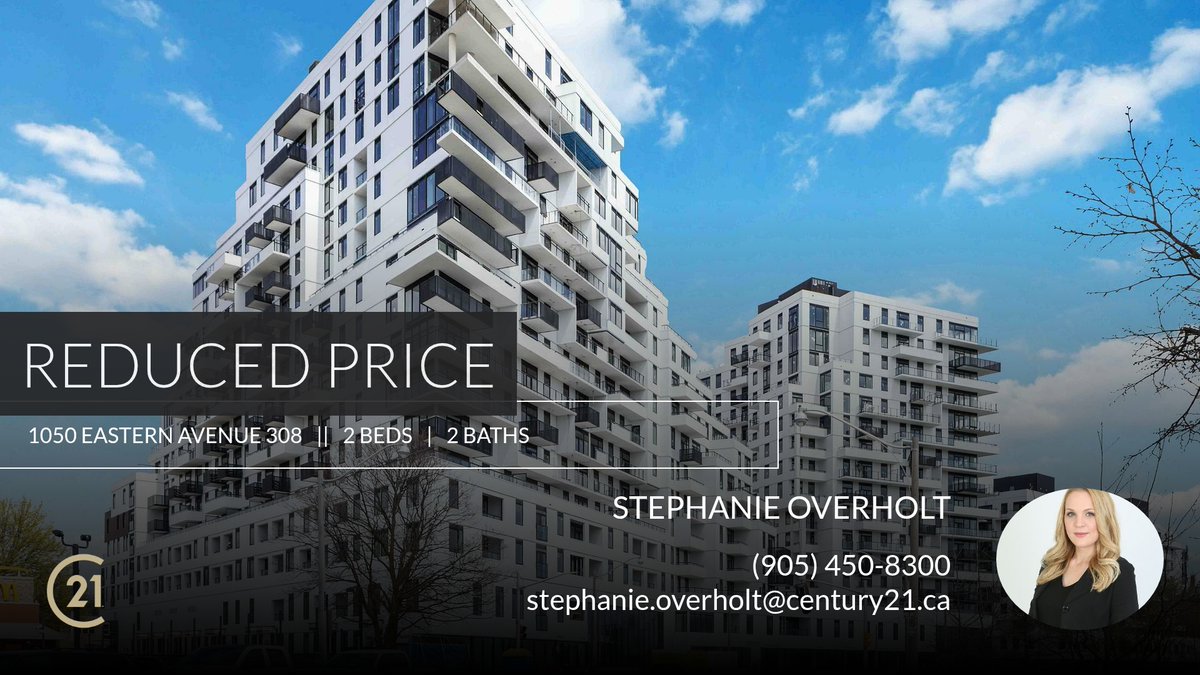 📍 Reduced Price 📍 This recently reduced home at 1050 Eastern Avenue 308 in Toronto won't last long, so, don't wait to set up a showing! Reach out here or at (905) 450-8300 for more information! homeforsale.at/1050_EASTERN_A…