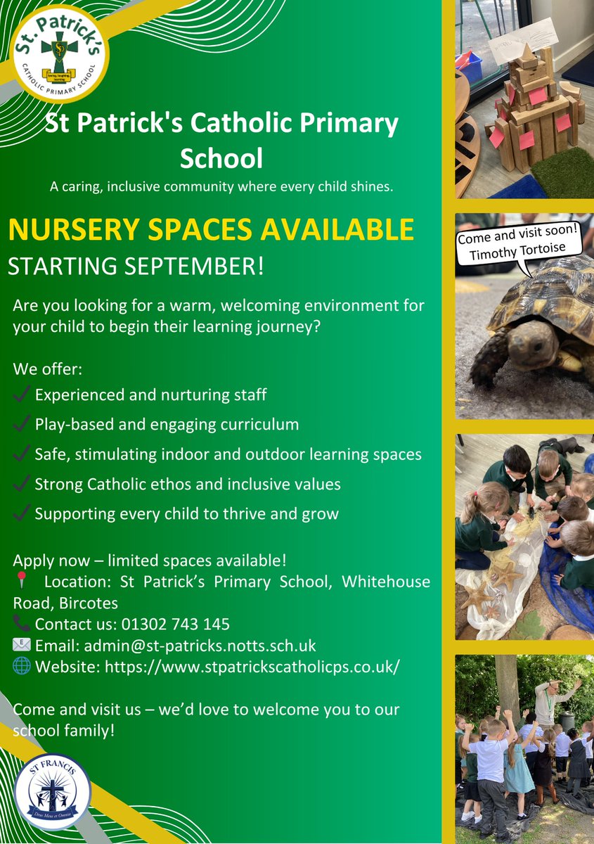 St Patrick's Catholic Primary School - Bircotes tweet media