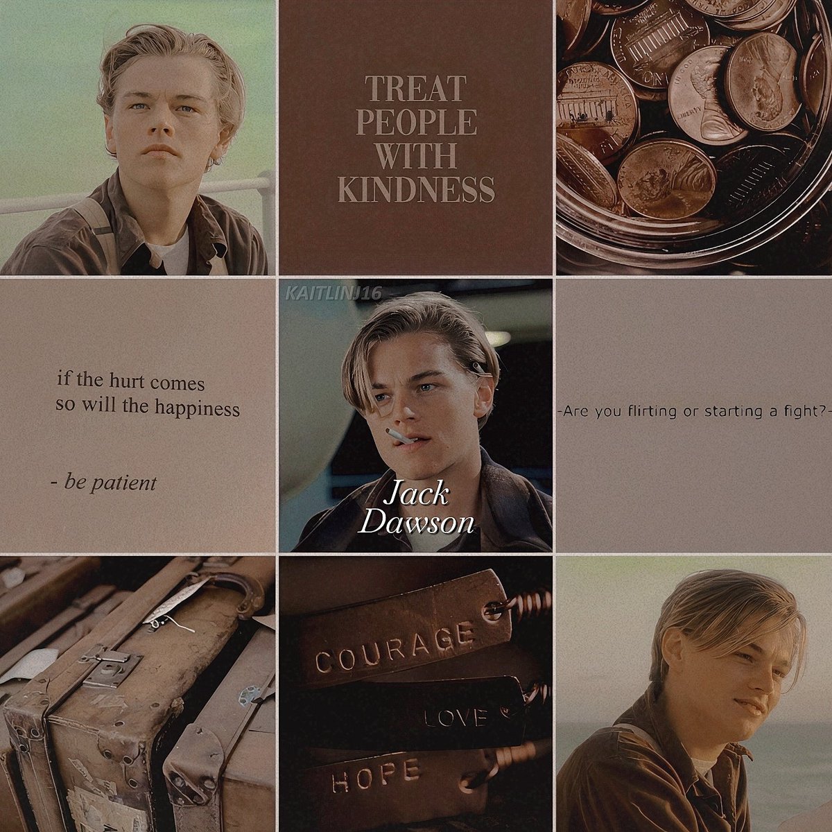 Kaitlinj161's tweet image. 🤎Jack Dawson Moodboard🤎
Titanic — 1997 
#jackdawson #LeonardoDiCaprio #titanic #moodboard #earthycore #aesthetic #edit