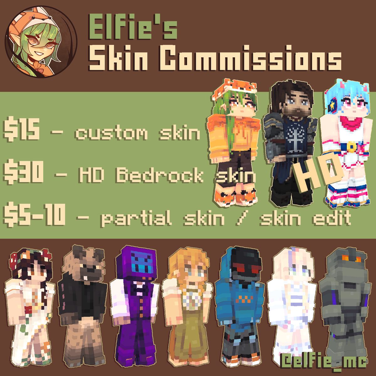 elfie // COMMS OPEN!! tweet media
