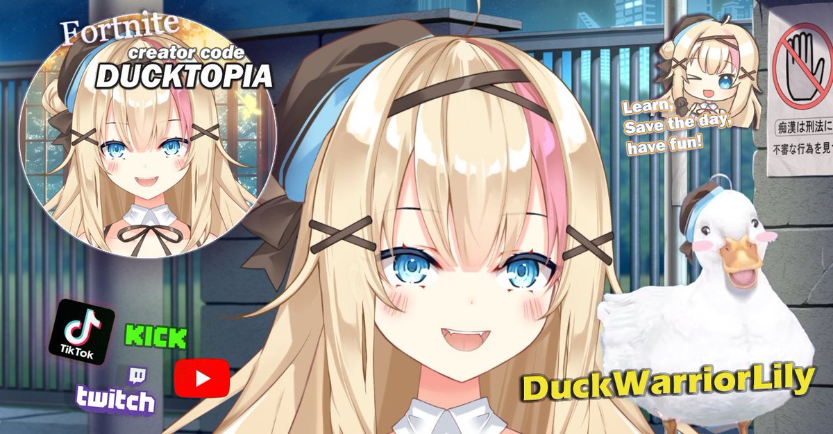 Quack Quack, Magical Librarian / Duck Vtuber
