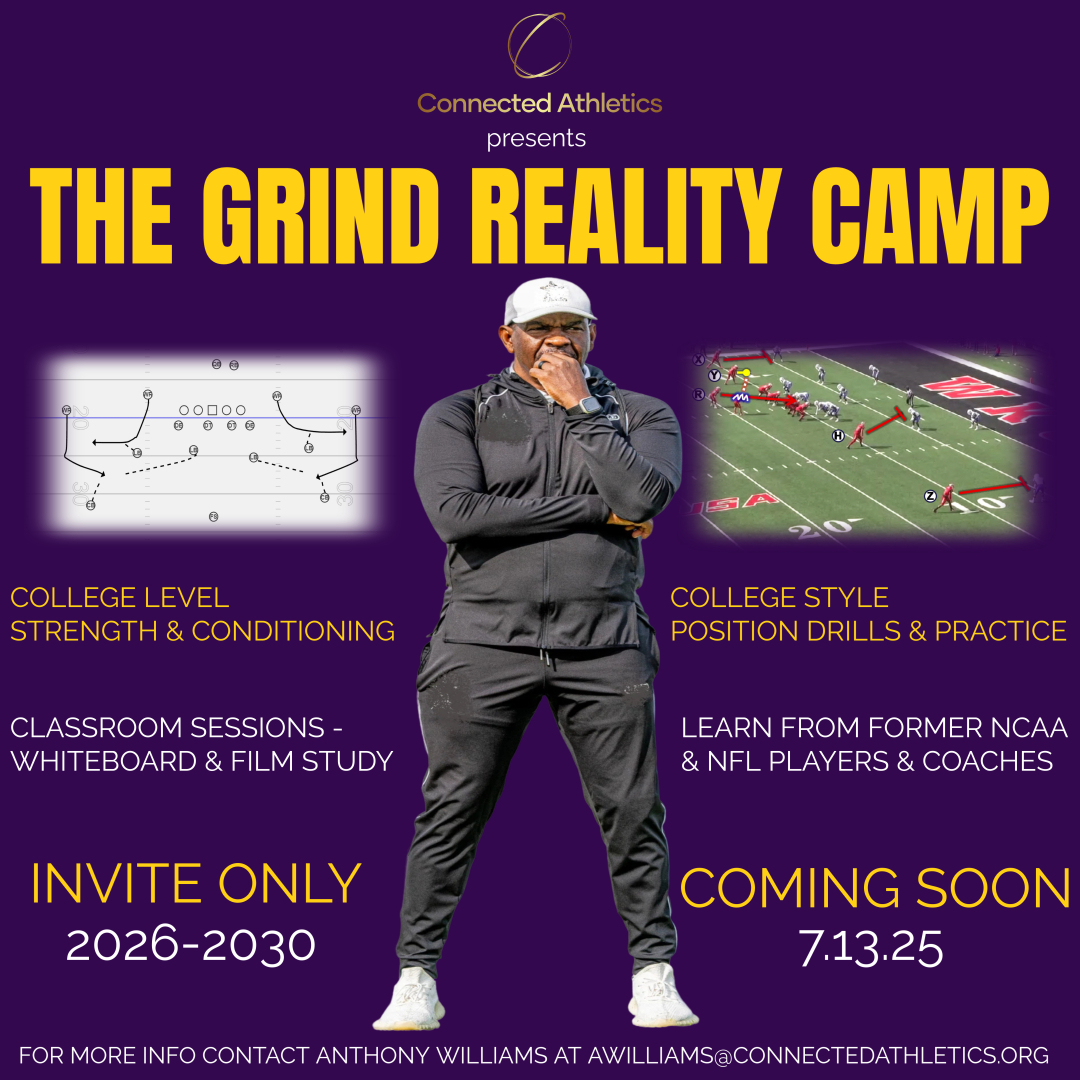 🚨 YOU’RE INVITED🚨
CONGRATS <a href="/Kenneth7Harper/">Kenneth (KJ) Harper Jr⭐️</a>! YOU’VE EARNED YOUR SPOT at <a href="/connectedathUSA/">Connected Athletics Inc.🙏🏾</a> THE GRIND - REALITY CAMP!

This is where serious athletes come to experience what college football is REALLY like on the field, in the classroom, and off the field.     

No fluff. Just