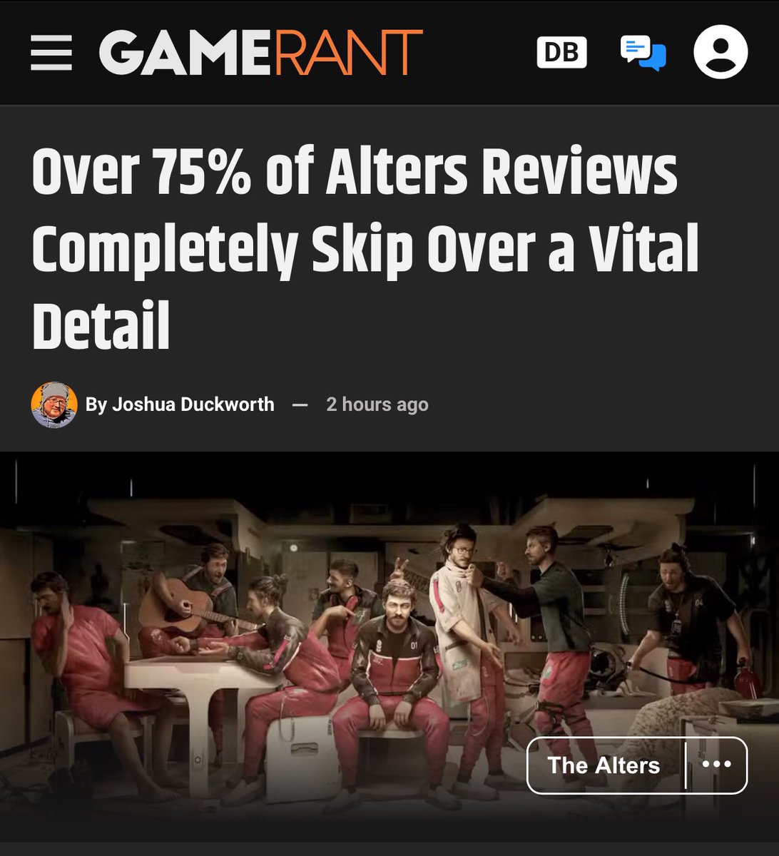 Alex Jordan (@alexjordanvo) on Twitter photo I want to say a huge thank you to <a href="/Duckzi0/">Joshua Duckworth</a> for this GameRant article.
To be seen like this is lovely and you have absolutely made my day.
#TheAlters
🔗 below
⬇️ ⬇️⬇️ I want to say a huge thank you to <a href="/Duckzi0/">Joshua Duckworth</a> for this GameRant article.
To be seen like this is lovely and you have absolutely made my day.
#TheAlters
🔗 below
⬇️ ⬇️⬇️
