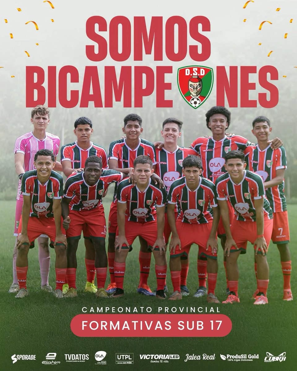 Deportivo Santo Domingo 
🥇🏆Campeón del torneo sub 17