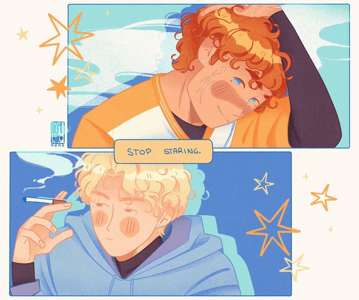 DominikNene_art's tweet image. Neil favourite hobby ๐
#andreil #allforthegame #aftg #neiljosten #andrewminyard #fanart